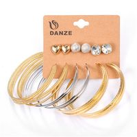 Wholesale Fashion Ladies Charm Crystal Bow Pearl Earring New Design Large Big Silver Hoop Jewellery Stud Earrings Hoops