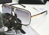 Wholesale Classic Square Sunglasses Gold Black Grey Gradient Lenses Men sunglasses glasses des lunettes de soleil New with box