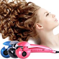 Wholesale Professional Automatic Hair Steam Curler Ceramic Curling Iron Bar Salon Rotating Styling Steamer Spray Curl Spiral Machine