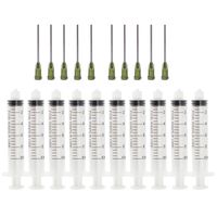 Wholesale 10ml Syringes with Ga Blunt Tip Needle Great for Glue Applicator Oil Dispensing Pack of