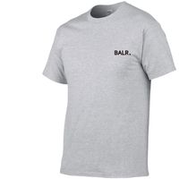 Wholesale 2019 New BALR Solid color T Shirt Mens Black And White cotton T shirts Summer Skateboard Tee Boy Skate Tshirt Tops
