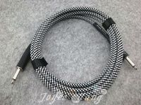 Wholesale Silver ft Acoustic Electric Guitar Cable Bass Cable Amp Lead Cord Amplifier Cable Audio Connection Cables