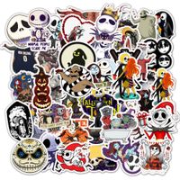 Wholesale 50 Skateboard Stickers Zombie bride For Car Laptop Pad Bicycle Motorcycle PS4 Phone Luggage Decal Pvc guitar Helmet Cup Stickers