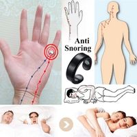 Wholesale Device Snore Stopper Finger Ring Magnetic Anti Snoring Ring Aid Acupressure Treatment Against Snoring Sleeping Breath Health Care