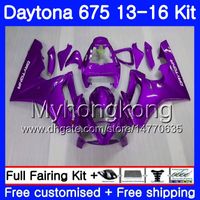 Wholesale Bodys For Triumph Daytona Glossy purple Bodywork HM AA Daytona675 Daytona Daytona Fairing