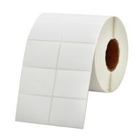 Wholesale 40 mm mm blank white rows paper barcode adhesive sticker label price package label shipping address sticker