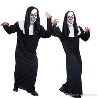 Wholesale Halloween masquerade men died movie Scream ghost God clothing performance clothing death haunted house dress bleed the mask