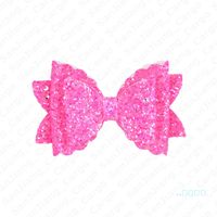 Wholesale INS Gradient Glitter Bow Hair Pins for Girls Shinny Sparkle Hair Barrettes Princess Kids Bow Clip Hairs Accessories for Girl Gift E5405