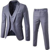 Wholesale Fashion men suit slim fit New Silm Fit Best Man Suit Blue Groomsman Mens Wedding Prom Suits
