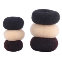 Wholesale Hair Accessories Donut Girl Women Hairbands Round Sponge Hair Curler Curling Lron Hairstyle Styling Tools Magic DIY Tool Hairpin