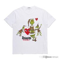 Wholesale 2018 COM New Best Quality CDG New TARO OKAMOTO JAPAN Limited Play Heart Tee Holiday HOMME PLUS Vest Docking T Shirt