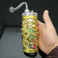 Wholesale Acrylic with Dragon Hookah Bongs Oil Burner Pipes Water Pipes Glass Pipe Oil Rigs Smoking