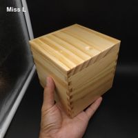 Wholesale Wooden Color cm Magic Box Puzzle With Special Mechanism Game Brain Teaser Toy Wood Box Collection
