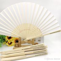 White Paper Wedding Fans