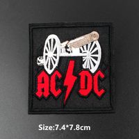 Wholesale Rock Band Patches Iron on Embroidered Stripes on clothes Badges Applique Stickers for Jacket Sewing Patchwork