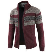 Plus Size Xxxl Mens Sweater Vintage Designer Knitted Sweatercoat Men European Style Man Sweaters Coat Pattern Cardigan Wool A384