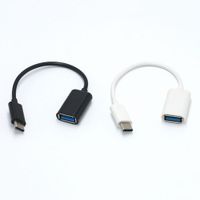 Wholesale 16cm Type C OTG Adapter Cable USB Type C Male To USB A Female OTG Data Cord Adapter