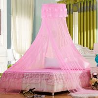 Wholesale 2019 use princess mosquito net court lace dome and hanging type student dormitory account gauze curtain