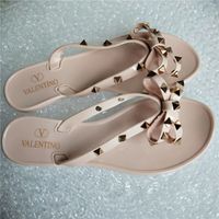 Da Donna Ragazze Bambini Fiocco Piatto Gladiatore Con Cinturini Sandali Estivi Gelatina Scarpe Misura