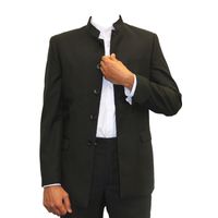 Wholesale Men s Suits Blazers Black Men Tuxedo Custom Size piece tunic Slim Slim casual dress business wedding suit