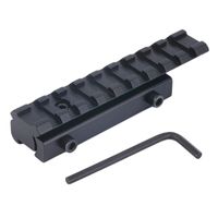 Wholesale Tactical mm to mm Dovetail to Weaver Rail Mount Base Adapter for Scope Mount Converter Laser Sight