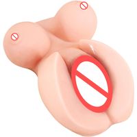Wholesale Male Masturbator Realistic Big Breast Soft Sex Dolls Artificial Lifelike Vagina Pussy Anus Channel Adults Masturbation For Men Sex Toy