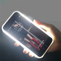 Wholesale Perfect Selfie Light Up Glowing Luminous Cell Phone Cases For Iphone Pro Max Pro X XS Plus Samsung