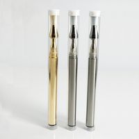 Wholesale Gold SS color starter kit Disposable Vaporizer vape Pen g AC1003 empty atomizer mah Buttonless automatic battery