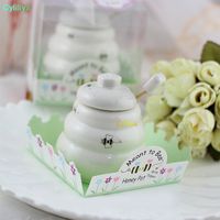 Wholesale Ceramic Meant to Bee Honey Jar Honey Pot Wedding favors Baby shower favors