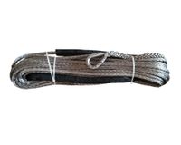 10mm/×100m Cable Sint/ético,UHMWPE Rope,Synthetic Winch Rope for ATV UTV Vehicle,Offroad Rope Grey