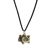 Wholesale The latest fashion design silver zodiac leather rope pendant female DIY personality jewelry