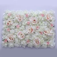 Wholesale Hot Sale Upscale Wedding Backdrop Centerpieces Flower Panel Rose Hydrangea Flower Wall Party Decorations Supplies