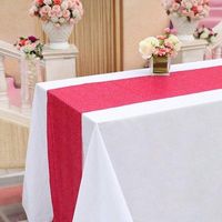 Wholesale 30 cm Fabric Table Runner Gold Silver Sequin Table Cloth Sparkly Bling for Wedding Party Decoration Products Supplies YD0506