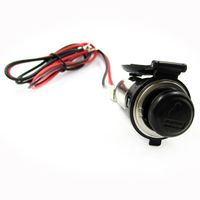 ADAPTADOR UNIVERSAL IMPERMEABLE DE MECHERO 12V 24V COCHE CAMION MOTO