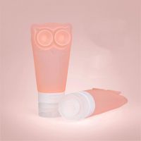 Wholesale Ml Portable Soft Silicone Shampoo Cosmetic Travel Bottles with Powerful Sucker Travel Refillable Squeezable DH0433
