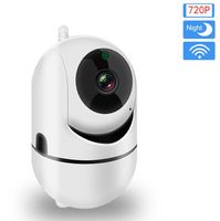 Wholesale 720P Cloud HD IP Camera Auto Tracking WiFi Baby Monitor Indoor Night Vision Security Home Surveillance