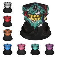 Wholesale fashion Skull Scarf magic headscarf men s and women s cycling face mask pirate headband Hip Hop Bandanas T2I51092