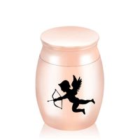Wholesale Cute Angel Cupid Funeral Urns for Human Ashes Loved Ones Keepsake Miniature Burial Funeral Urns x40mm