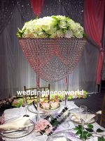 Wholesale new arrival backdrop wedding decoration acrylic crystal back drop stand pipe and drape for table decoration sale best0558