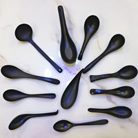 1Pc Edelstahl-Suppe Löffel Küche Besteck Geschirr chinesische Esslöffel Neu