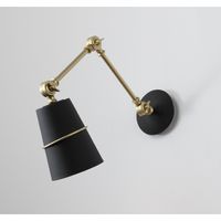 Wholesale Contemporary wall lamp black wall lighting fixtures white wall mounted lamps led sconce lights for bedroom bedside hallway corridor