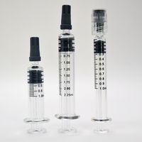 Wholesale empty Oil syringe Luer Lock Luer Head Syringes ML ML measure Glass Injection Container Industrial Use Thick Oil Vape Carts E Cig