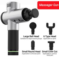 Wholesale 3600r min Body Muscle Massager Electric Vibrating Therapy Guns Led Deep Tissue Sport Massage Machine Relax Massager With Bag