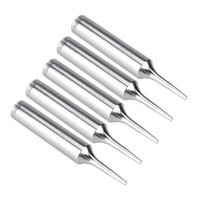 4pcs New Black Replace Soldering Solder Iron Tip For Hakko 936 900M-T-D Series