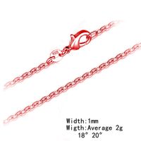 Wholesale 16 Inch Link Chain Necklace for Women mm Stamped Jewelry Platinum White Gold Rose Gold Mens Choker Necklace DIY Making Accessories