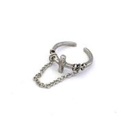 Wholesale Vintage open ring cross tassel belt rings girlfriend lover gifts new hot selling jewelry