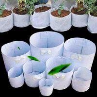 Wholesale Non Woven Fabric Reusable Soft Sided Highly Breathable Grow Pots Planting Bag with Handles Cheap Price Large Flower Planter