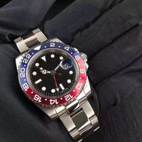 Wholesale 4 style Luxury High Quality Watch mm GMT BLRO BLRO Pepsi Red Blue Bezel Asia Movement Automatic Mens Watch Watches