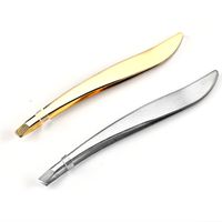 Wholesale 1 Professional Stainless Steel Tweezer Eyebrow Face Nose Hair Clip Remover Tool Banana Clip