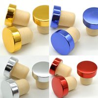 Wholesale T shape Wine Stopper Silicone Plug Cork Bottle Stopper Red Wine Cork Bottle Plug Bar Tool Sealing Cap Corks For Beer RRA2838